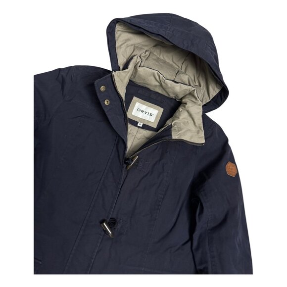 Orvis Navy and Beige Puffer Jacket - Picture 4 of 7